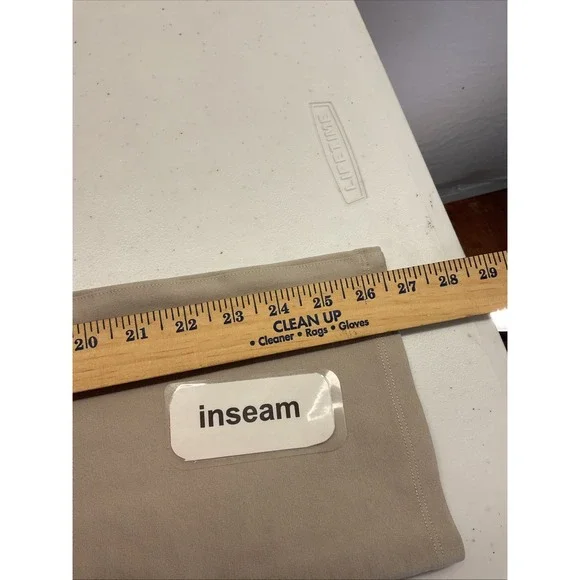 Quince‎ Ultra-Stretch Ponte Straight Leg  Pant in Khaki size M career neutral - Picture 8 of 10